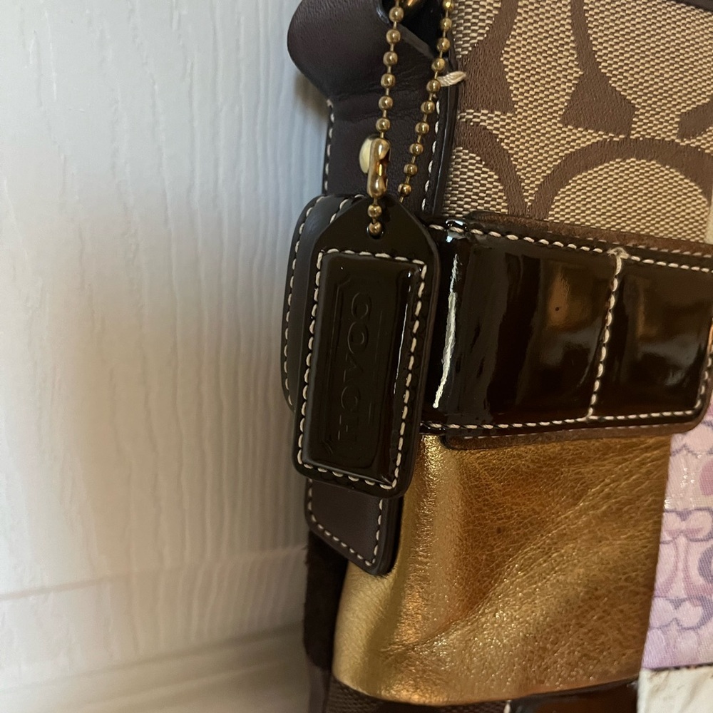 Coach Patchwork Shoulder or Crossbody Bag - Picture 8 of 15